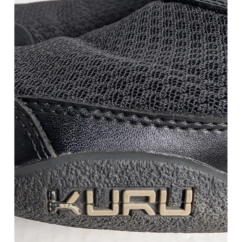 KURU Men's Size 10 Black Slip On Comfort Walking Shoes Casual EU